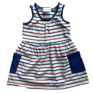 Hanna Andersson Sleeveless Playground Dress with Pockets (90/3T)